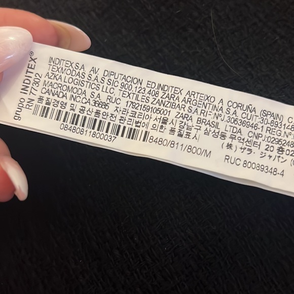 Zara Textured Halter Top + Skirt with Buttons - Picture 8 of 11